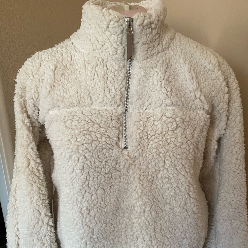 Warm white fur jacket! From Nordstrom